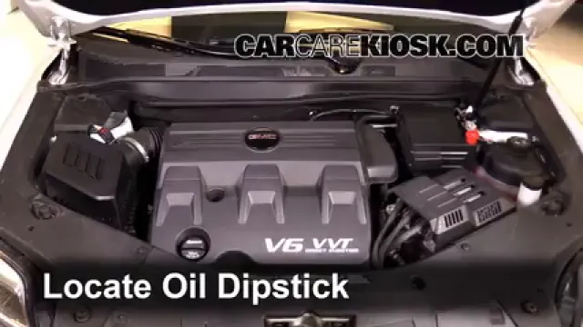 2016 GMC Terrain SLT 3.6L V6 FlexFuel Huile Vérifier le niveau de l'huile